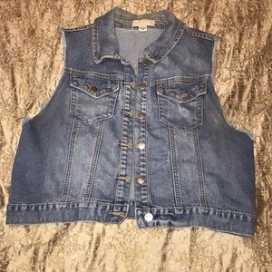 Forever 21 Plus Denim Vest